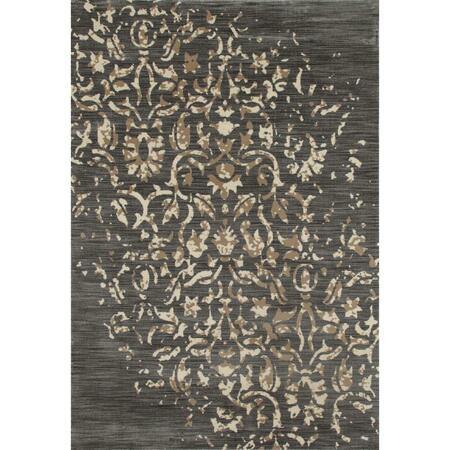 ART CARPET 4 X 6 Ft. Milan Collection Isabella Woven Area Rug, Gray 23876